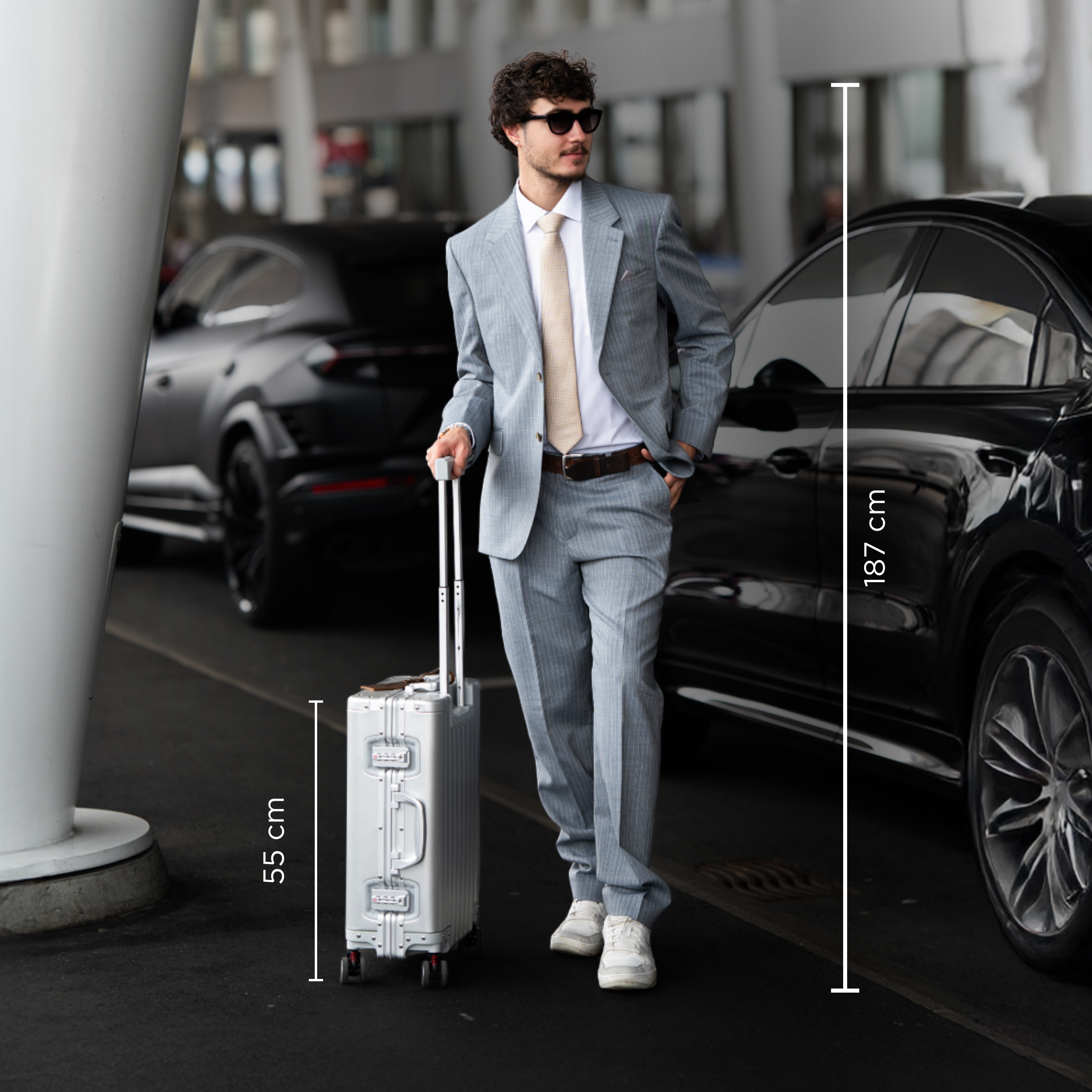 Silver Jet™ 1.0 - Als Handgepäck zugelassener Koffer