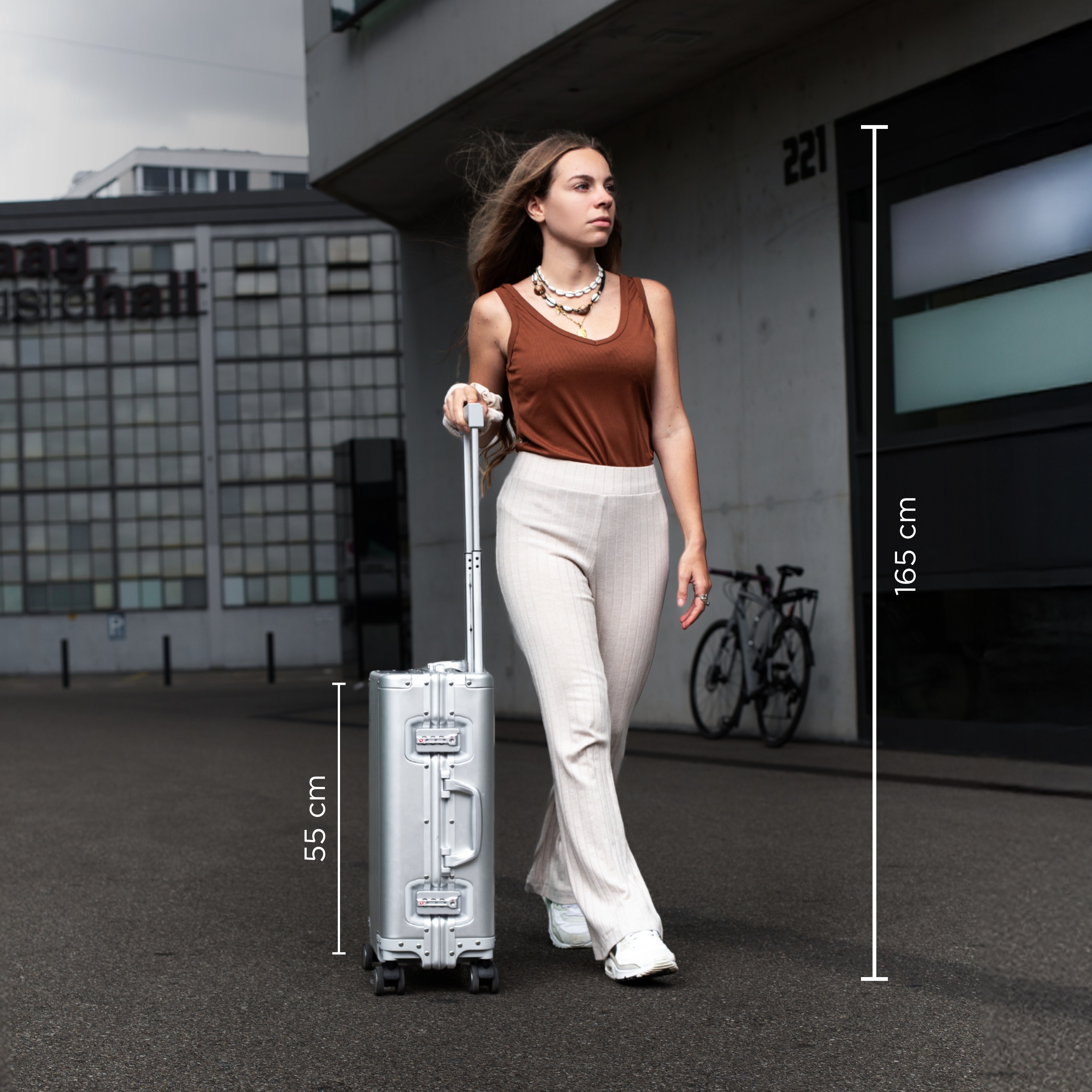 Silver Jet™ 1.0 - Als Handgepäck zugelassener Koffer