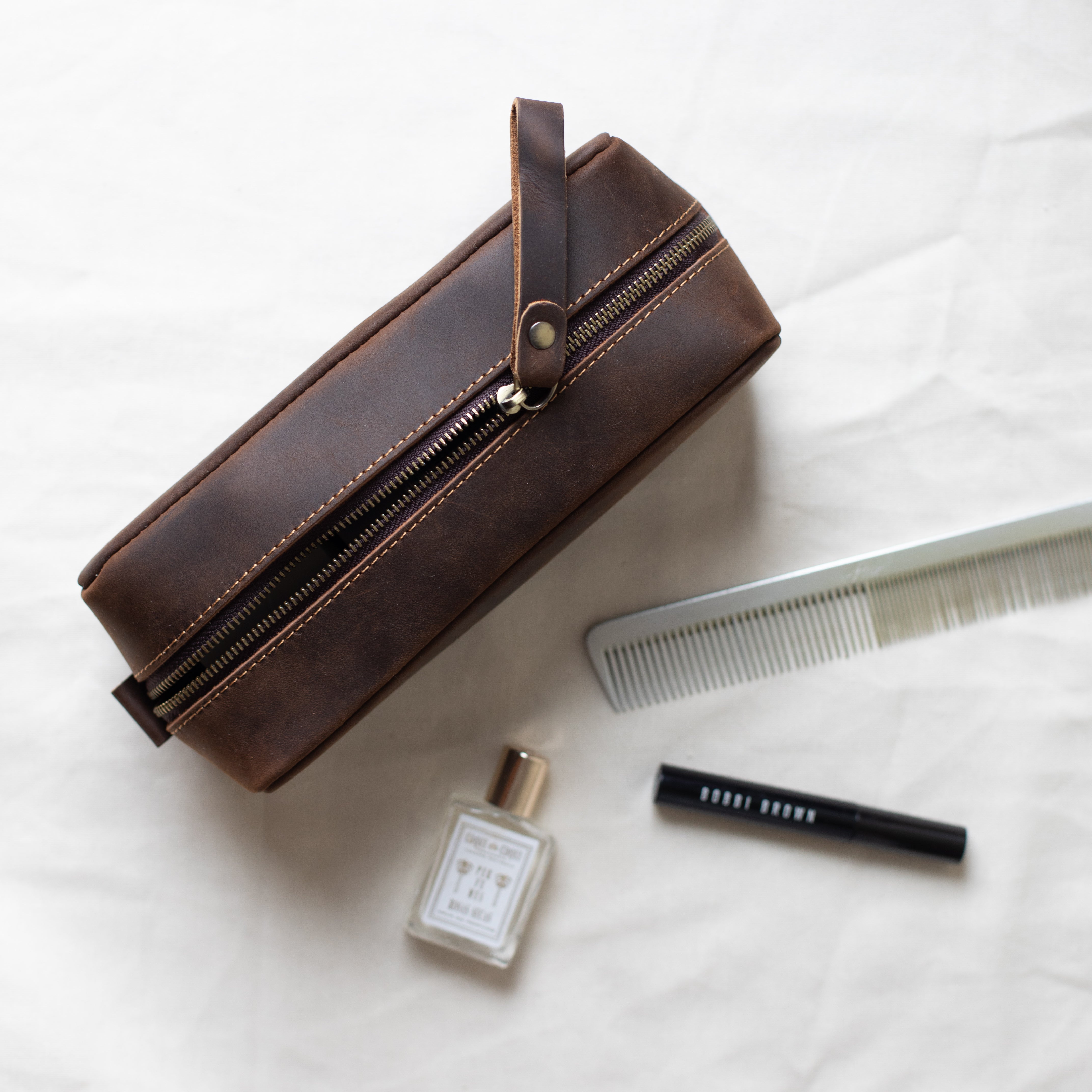 Necessaire aus Leder