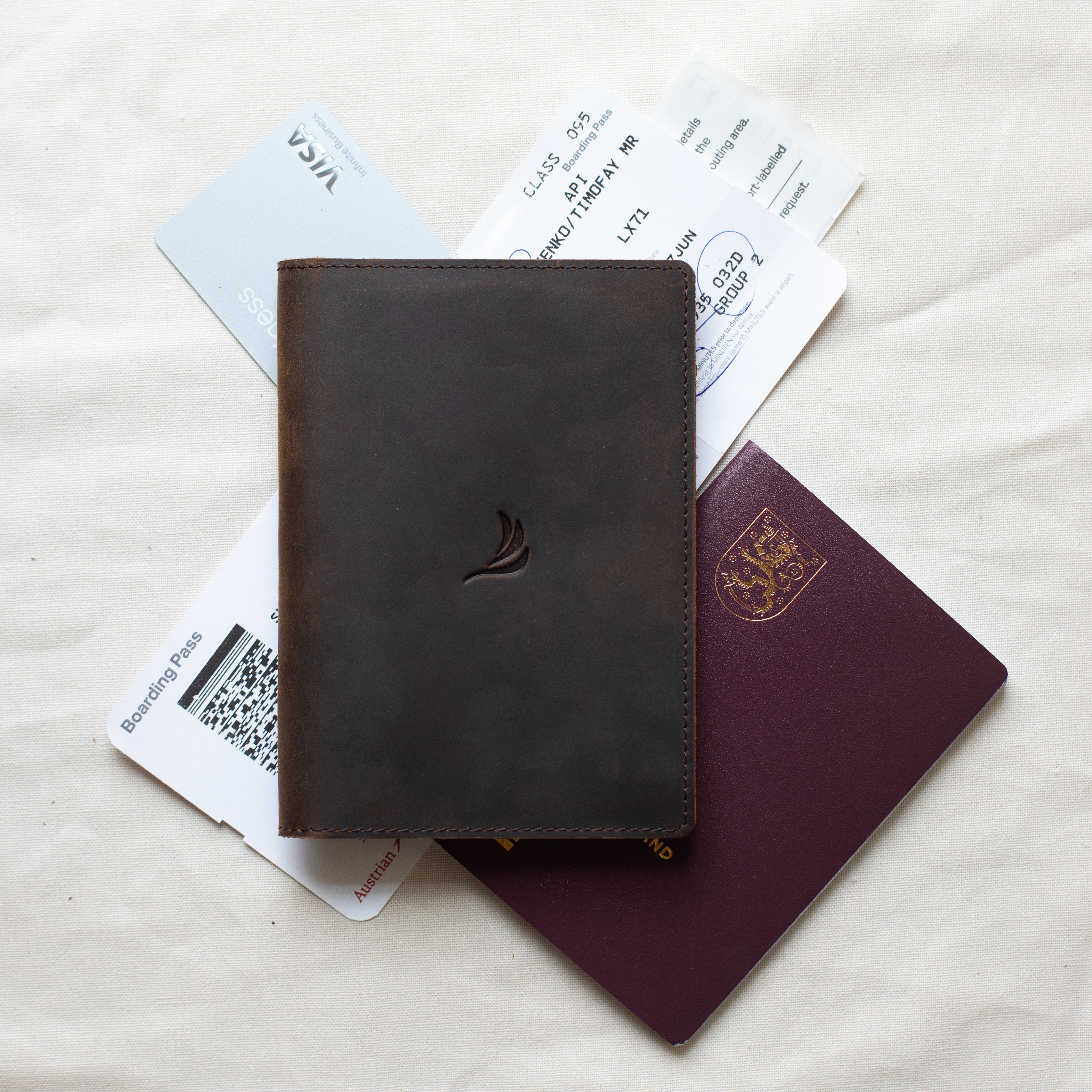 Leather Passport Voyager